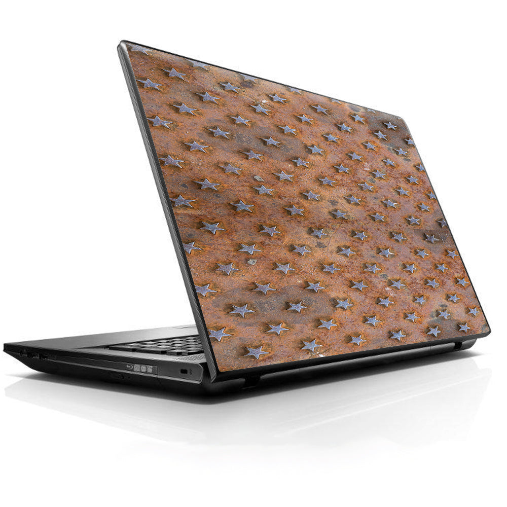  Patina Copper Stars Metal HP Dell Compaq Mac Asus Acer 13 to 16 inch Skin