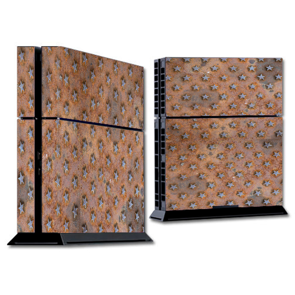  Patina Copper Stars Metal Sony Playstation PS4 Skin