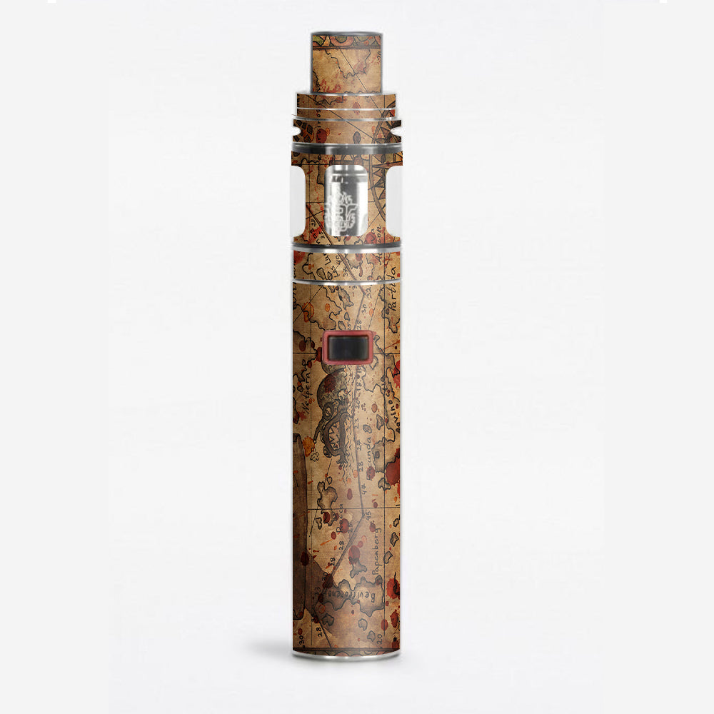 Skin Decal for Smok Stick X8 Vape / Pirate Map Arrrr Treasure Gold itsaskin.com Skin Decal for Smok Stick X8 Vape / Pirate Map Arrrr Treasure Gold itsaskin.com