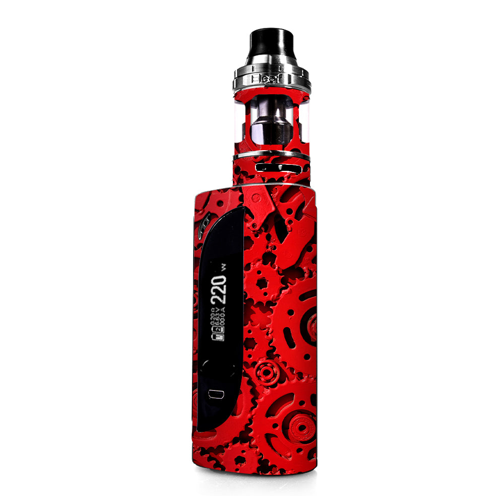  Red Gears Cog Cogs Steam Punk eLeaf IKONN 220 Skin