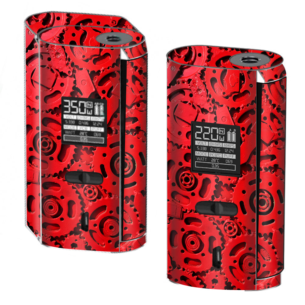  Red Gears Cog Cogs Steam Punk Smok GX2/4 Skin