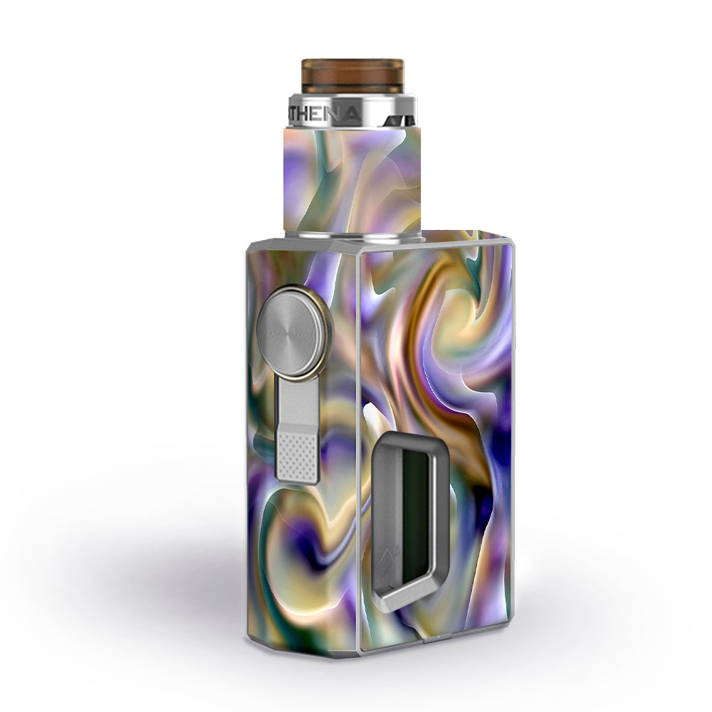 Skin Decal for GeekVape Athena Squonk Vape / Resin Swirl Opalescent Oil  Slick  itsaskin.com
