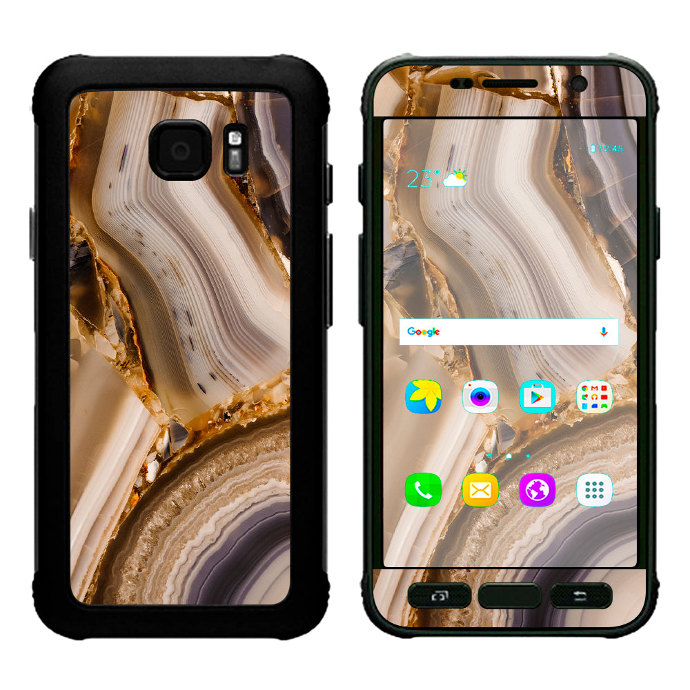  Rock Disection Geode Precious Stone Samsung Galaxy S7 Active Skin
