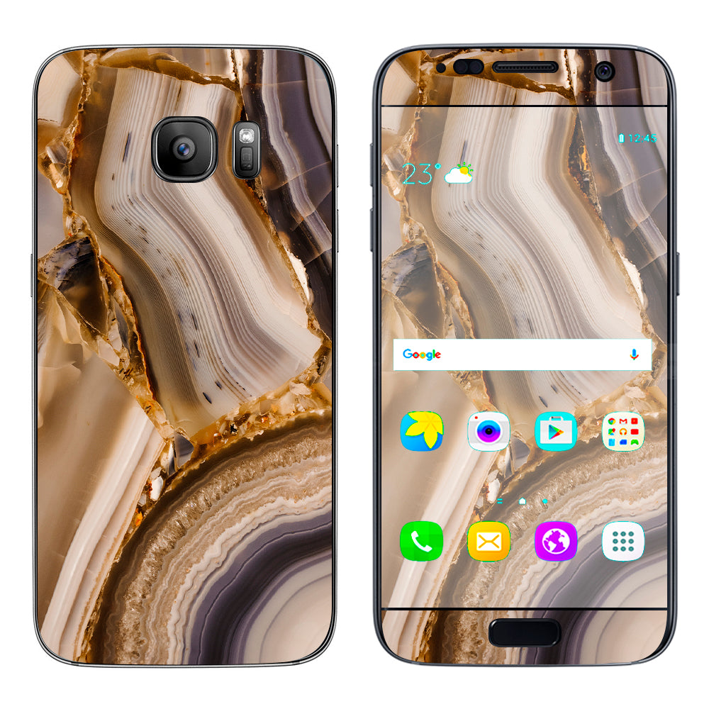  Rock Disection Geode Precious Stone Samsung Galaxy S7 Skin