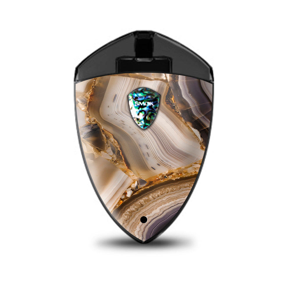  Rock Disection Geode Precious Stone Smok Rolo Badge Skin