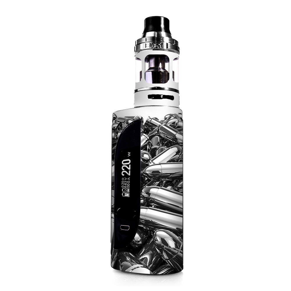  Silver Bullets Polished Black White eLeaf IKONN 220 Skin