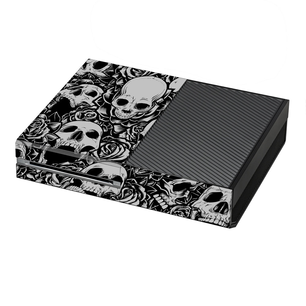  Skulls N Roses Black White Screaming Microsoft Xbox One Skin