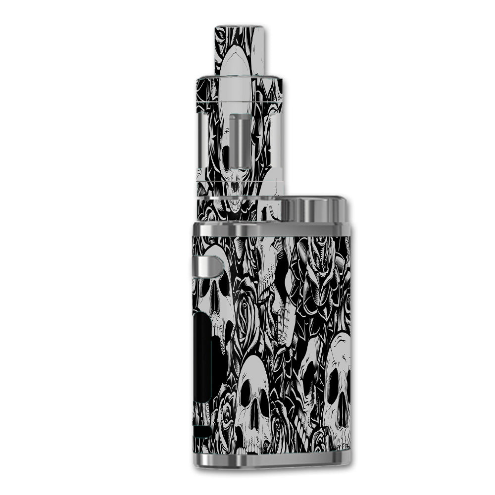  Skulls N Roses Black White Screaming eLeaf iStick Pico 75w Skin