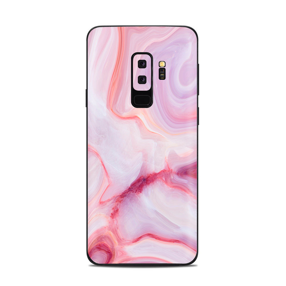  Pink Stone Marble Geode Samsung Galaxy S9 Plus Skin