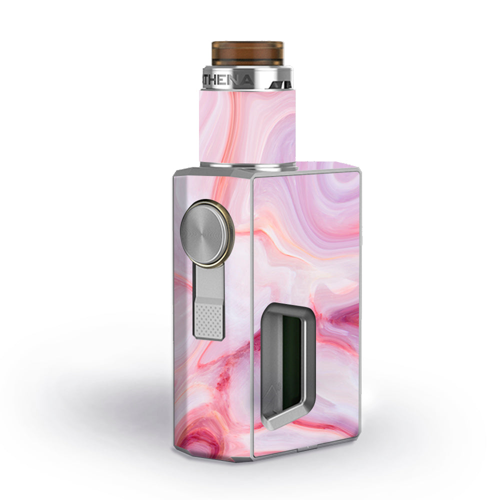  Pink Stone Marble Geode Geekvape Athena Squonk Skin