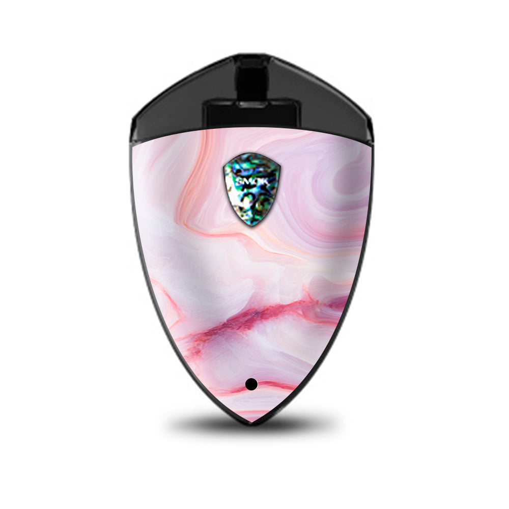  Pink Stone Marble Geode Smok Rolo Badge Skin