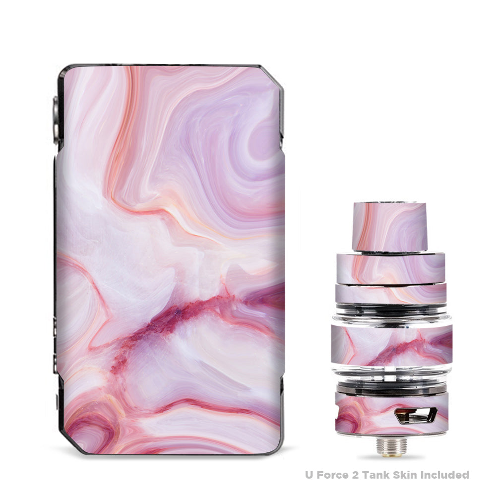 Skin Decals for VooPoo Drag 2 Kit / Pink Stone Marble Geode itsaskin.com Skin Decals for VooPoo Drag 2 Kit / Pink Stone Marble Geode itsaskin.com