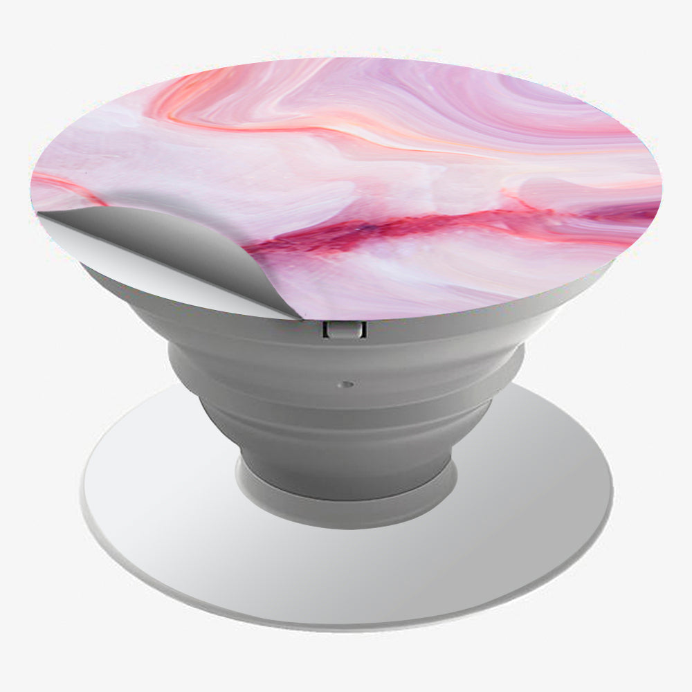  Pink Stone Marble Geode Popsocket Pop Socket Skin