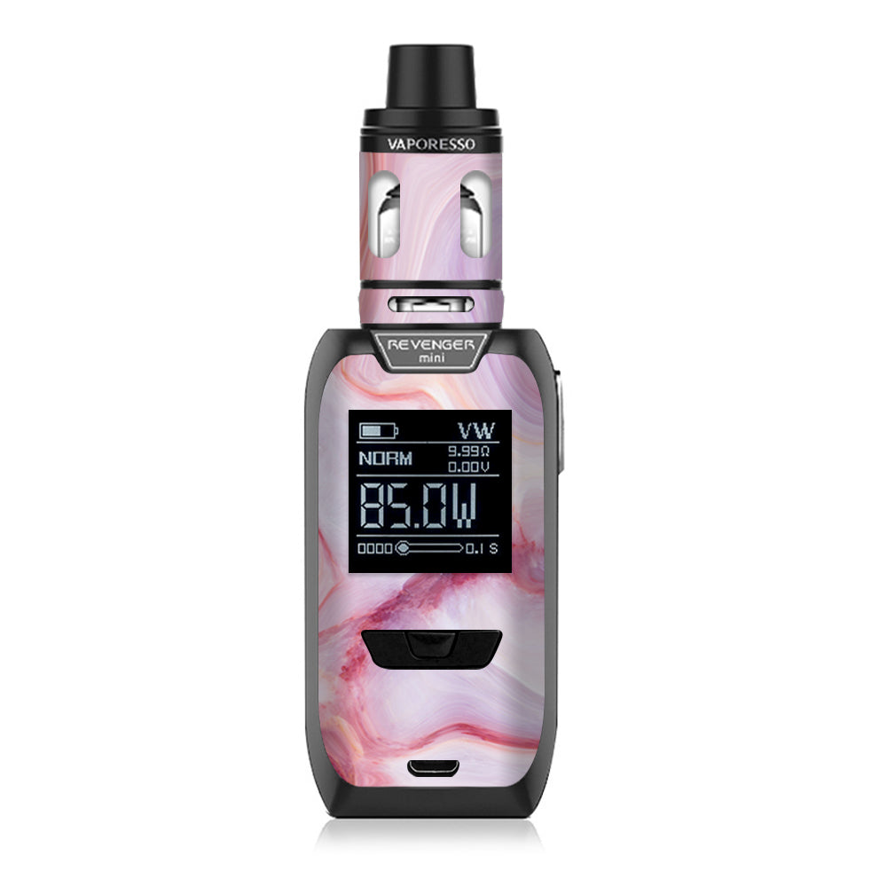  Pink Stone Marble Geode Vaporesso Revenger Mini 85w Skin