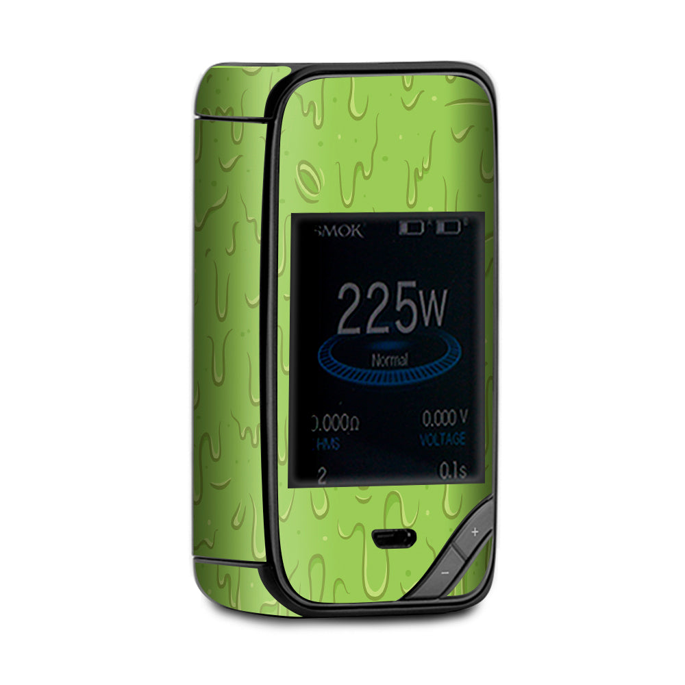  Dripping Cartoon Slime Green X-Priv Smok Skin