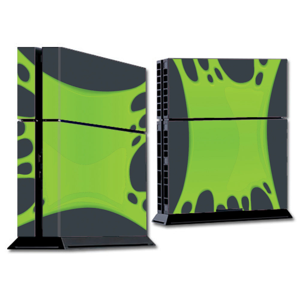  Stretched Slime Green Sony Playstation PS4 Skin