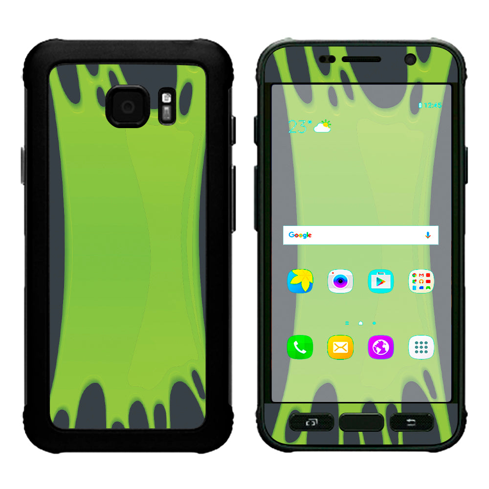  Stretched Slime Green Samsung Galaxy S7 Active Skin