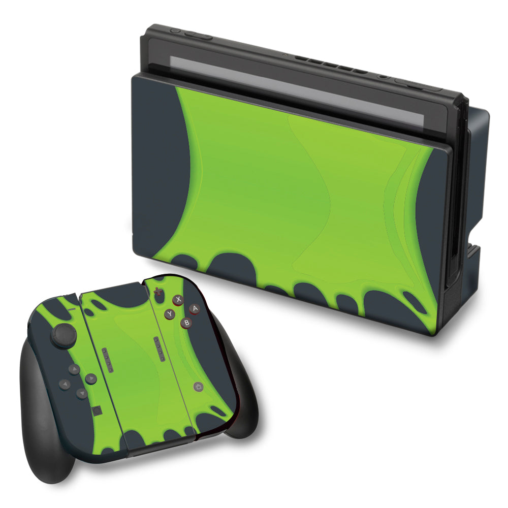  Stretched Slime Green Nintendo Switch Skin