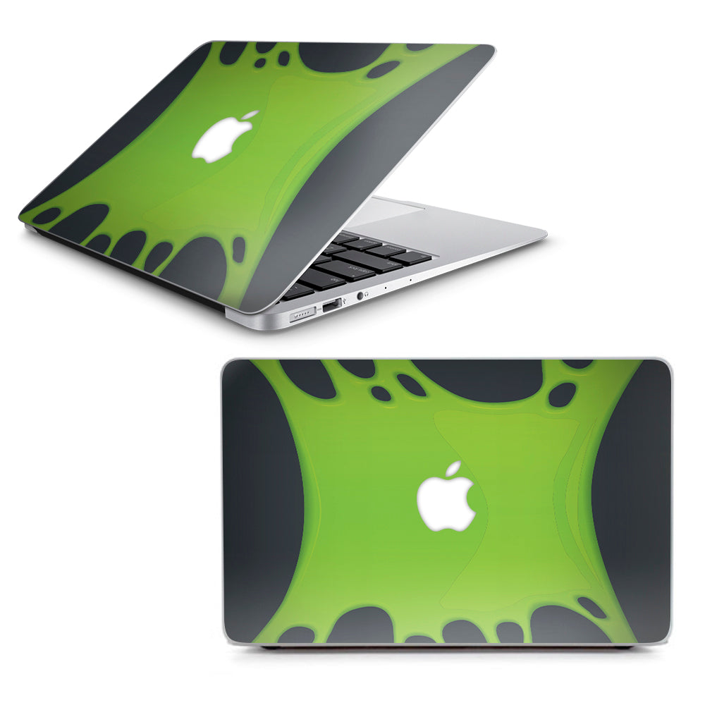  Stretched Slime Green Macbook Air 13" A1369 A1466 Skin