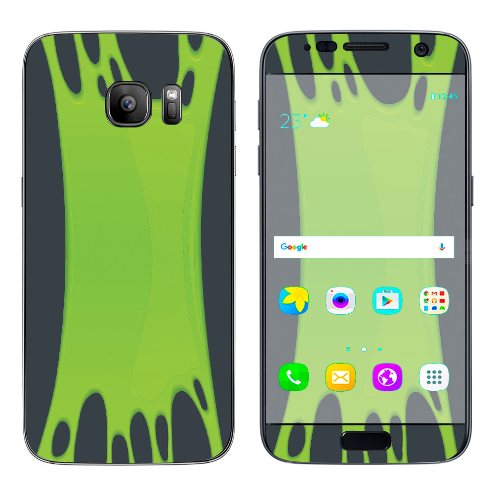  Stretched Slime Green Samsung Galaxy S7 Skin