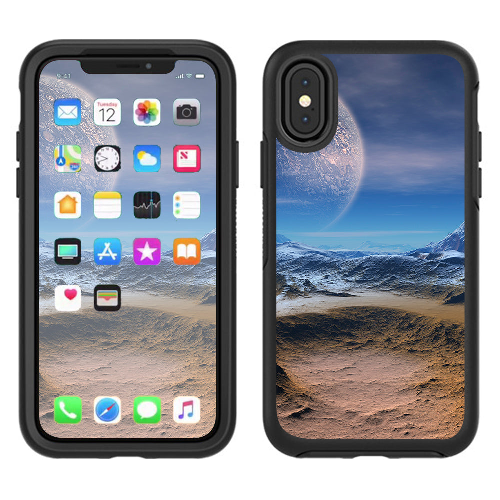  Space Planet Moon Surface Outerspace Otterbox Defender Apple iPhone X Skin