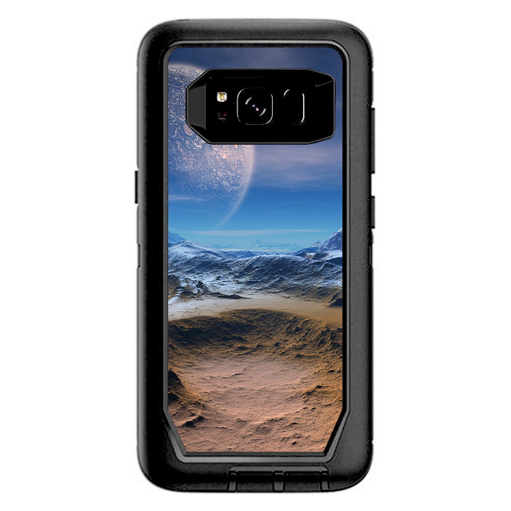  Space Planet Moon Surface Outerspace Otterbox Defender Samsung Galaxy S8 Skin