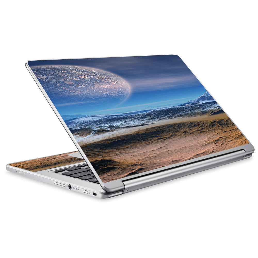  Space Planet Moon Surface Outerspace Acer Chromebook R13 Skin