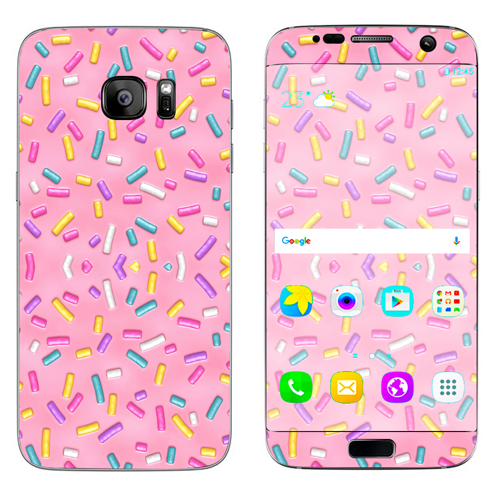  Sprinkles Cupcakes Ice Cream Samsung Galaxy S7 Edge Skin