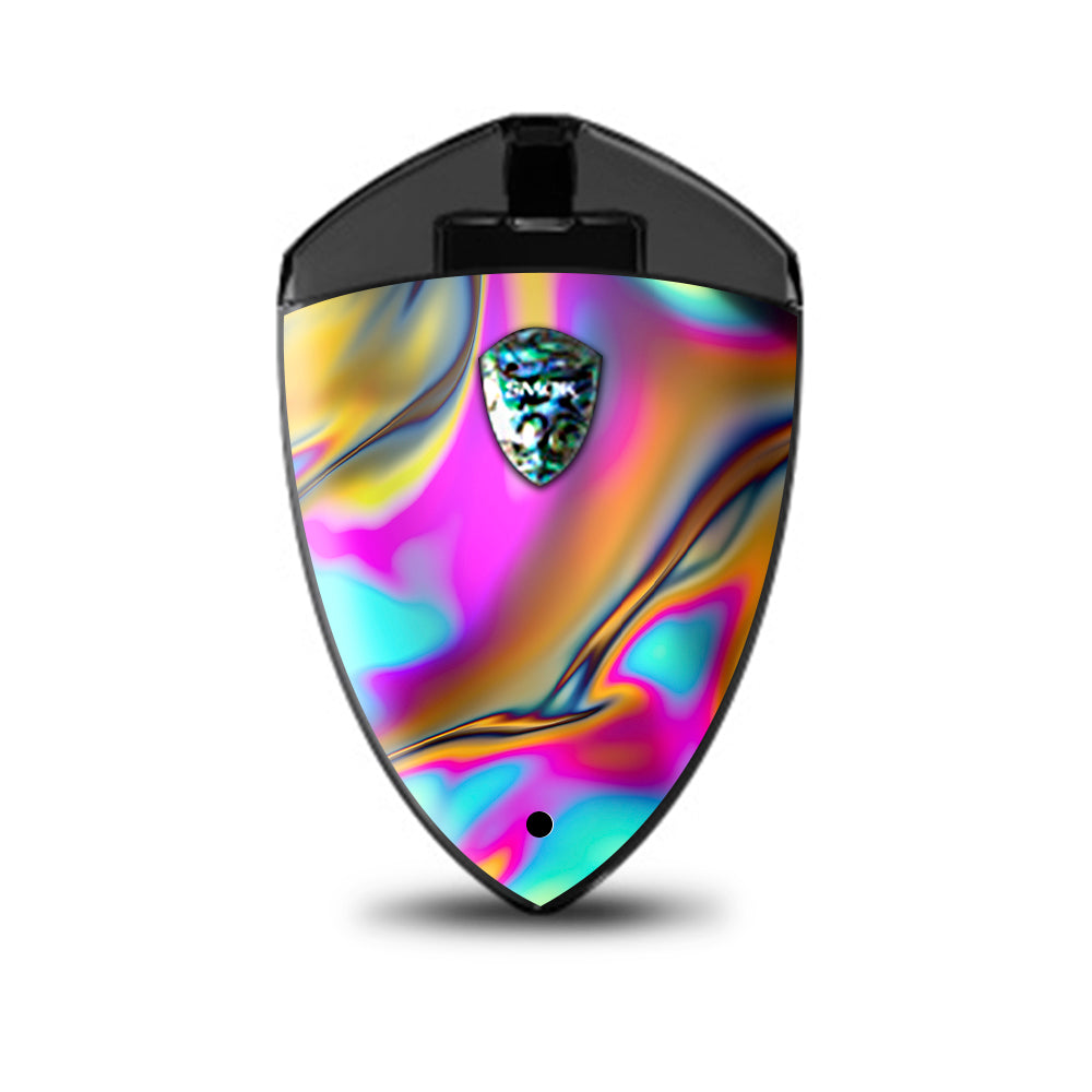  Oil Slick Resin Iridium Glass Colors Smok Rolo Badge Skin