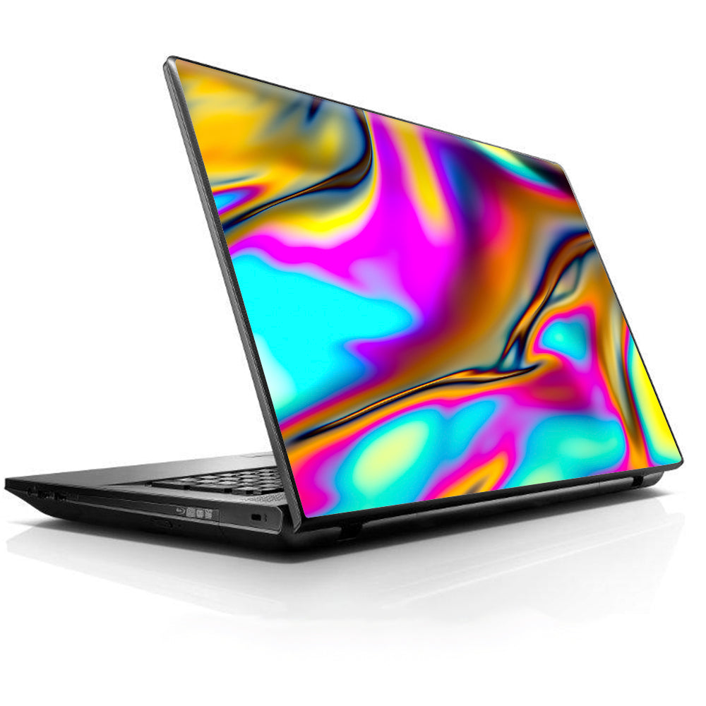  Oil Slick Resin Iridium Glass Colors HP Dell Compaq Mac Asus Acer 13 to 16 inch Skin