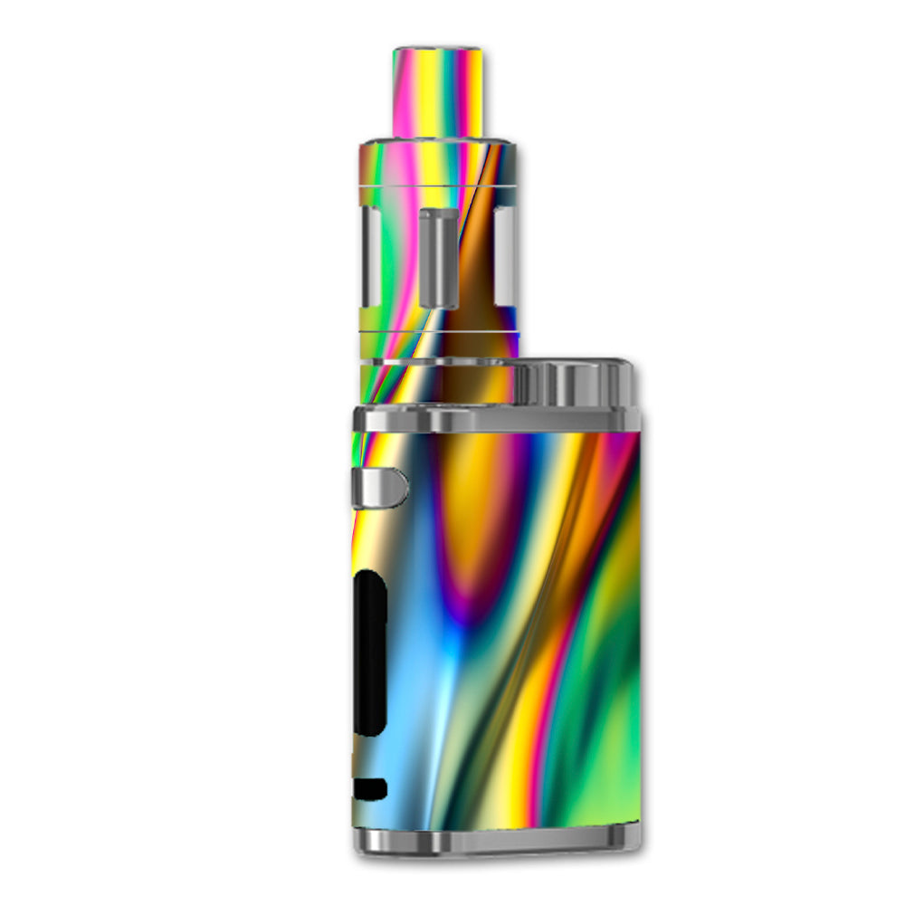  Oil Slick Rainbow Opalescent Design Awesome eLeaf iStick Pico 75w Skin