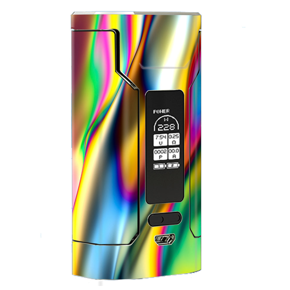  Oil Slick Rainbow Opalescent Design Awesome Wismec Predator 228W Skin