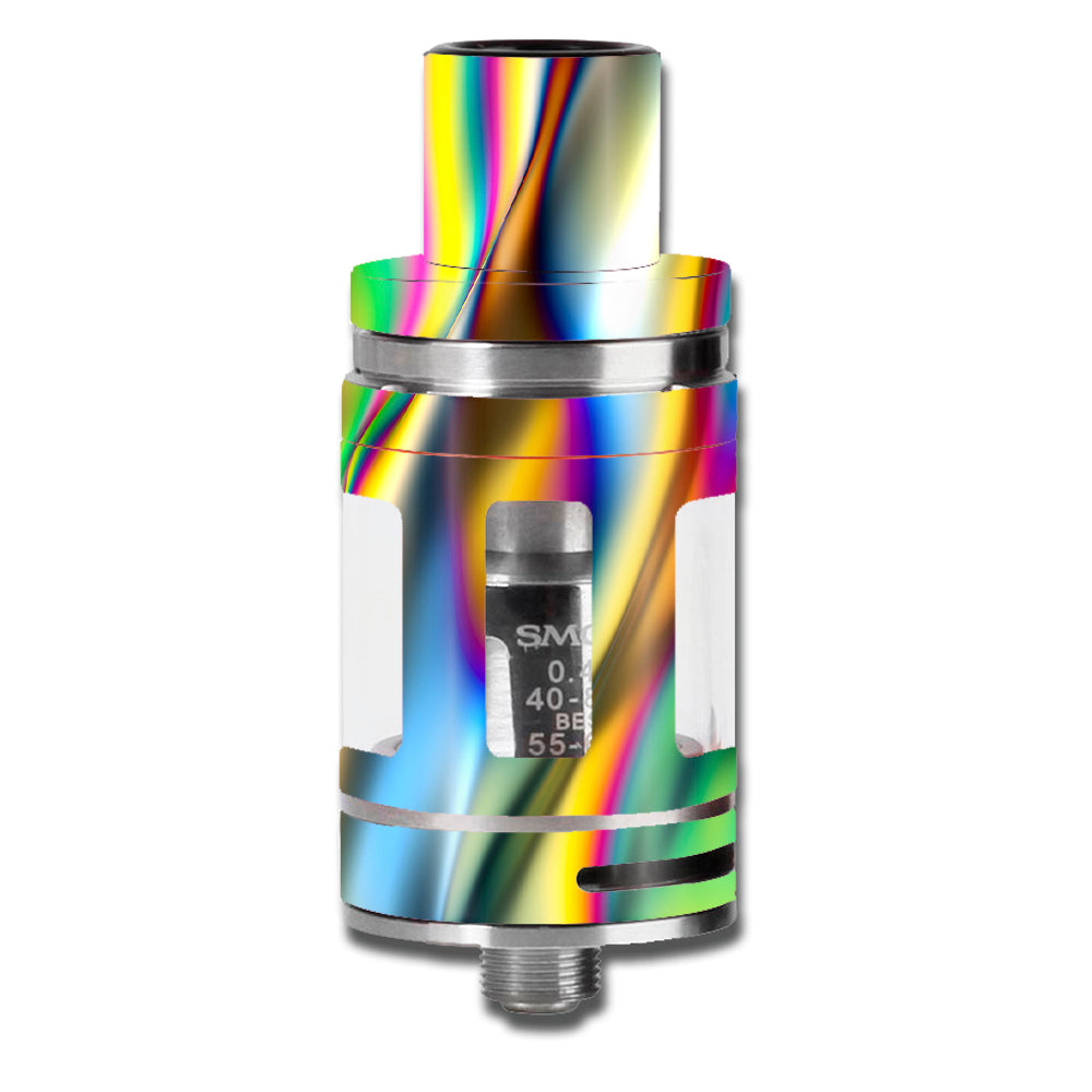  Oil Slick Rainbow Opalescent Design Awesome Smok TFV8 Micro Baby Beast  Skin