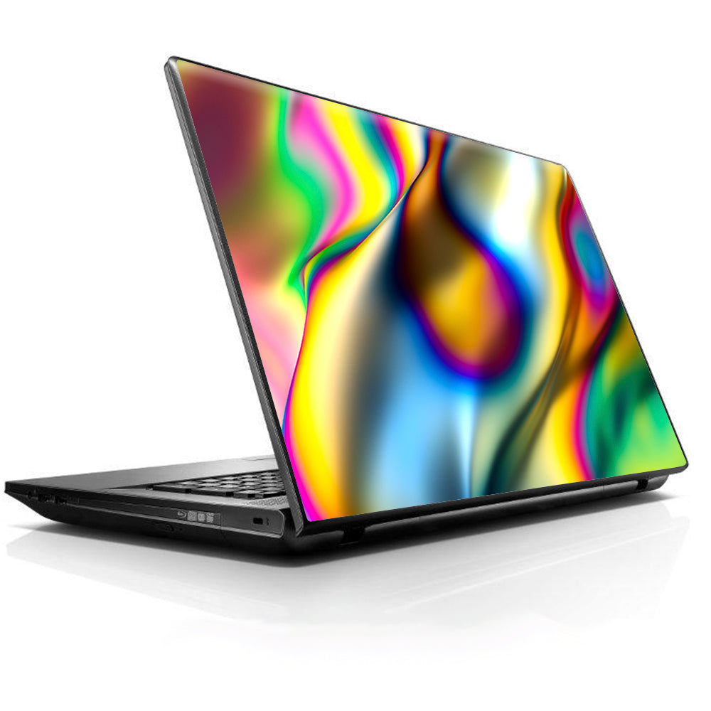  Oil Slick Rainbow Opalescent Design Awesome HP Dell Compaq Mac Asus Acer 13 to 16 inch Skin