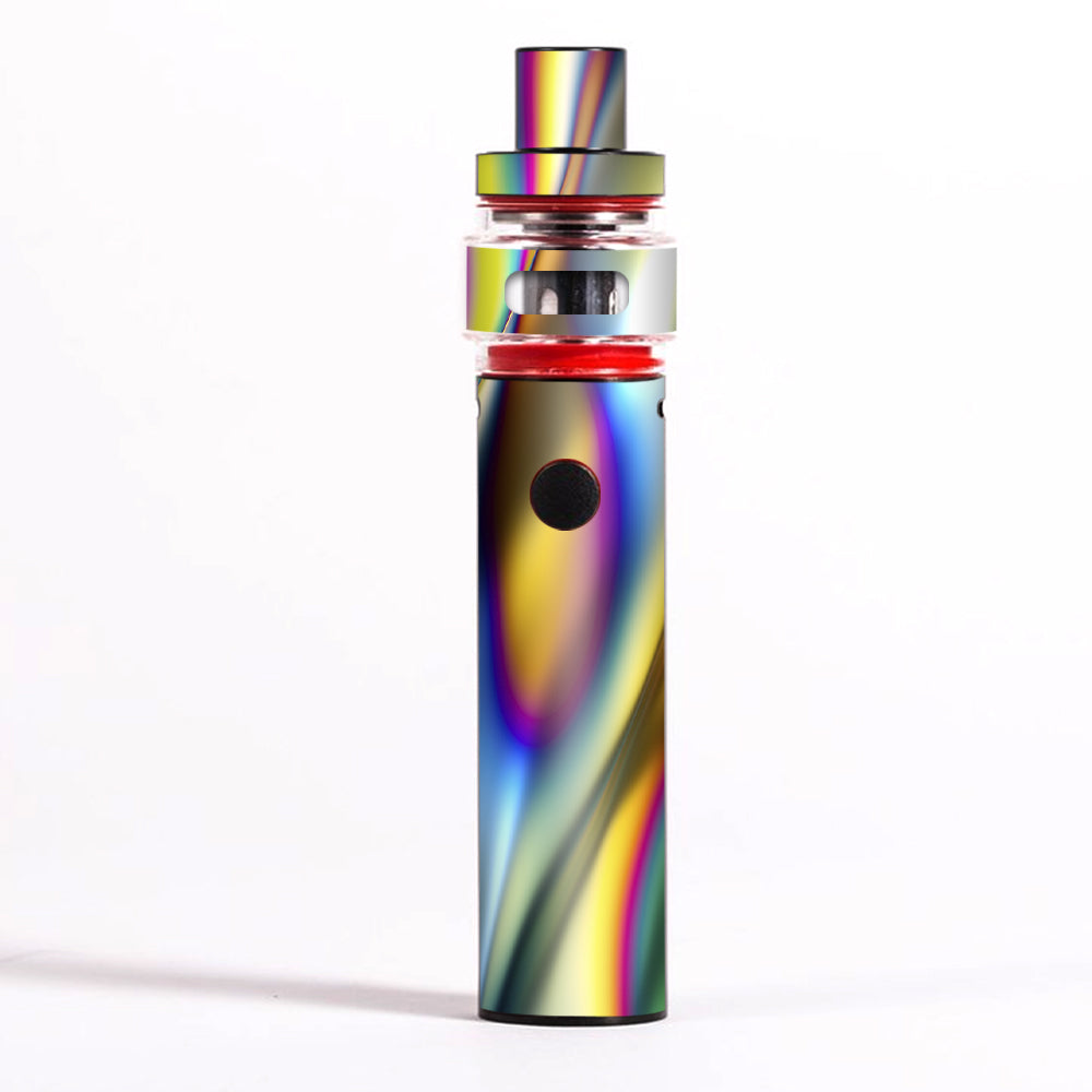  Oil Slick Rainbow Opalescent Design Awesome Smok Pen 22 Light Edition Skin