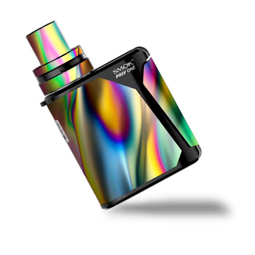 Oil Slick Rainbow Opalescent Design Awesome Smok Priv One Skin