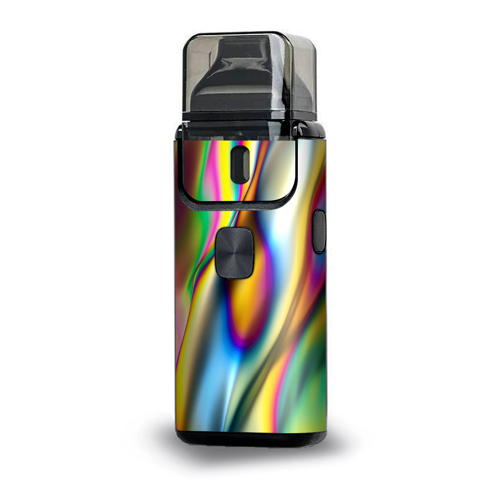  Oil Slick Rainbow Opalescent Design Awesome Aspire Breeze 2 Skin