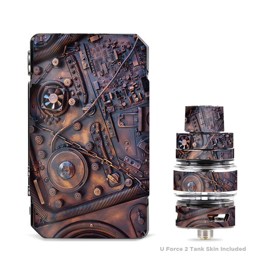 Skin Decals for VooPoo Drag Mini Kit / Steampunk Metal Panel Vault Fan Gear itsaskin.com Skin Decals for VooPoo Drag Mini Kit / Steampunk Metal Panel Vault Fan Gear itsaskin.com