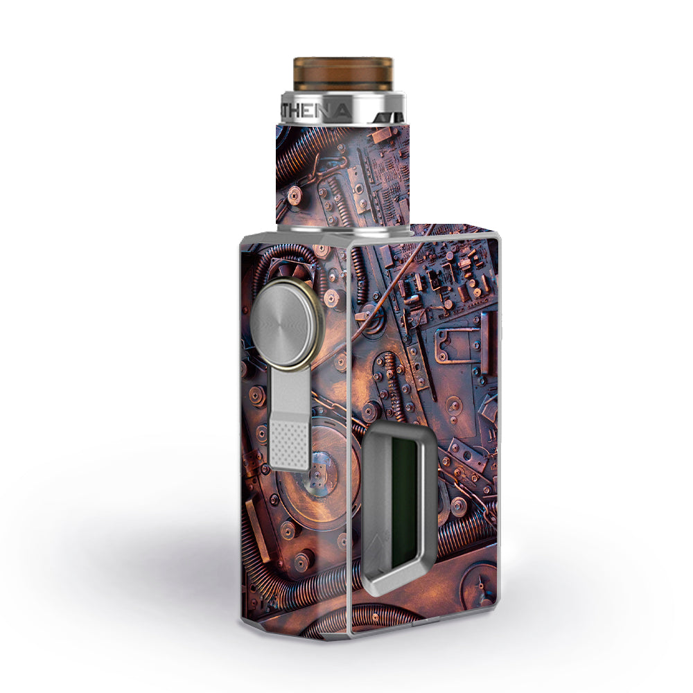 Skin Decal for GeekVape Athena Squonk Vape / Steampunk Metal Panel Vault Fan Gear itsaskin.com Skin Decal for GeekVape Athena Squonk Vape / Steampunk Metal Panel Vault Fan Gear itsaskin.com