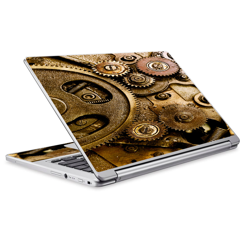 Skin Decal for Acer Chromebook R13 Laptop Vinyl Wrap Steampunk