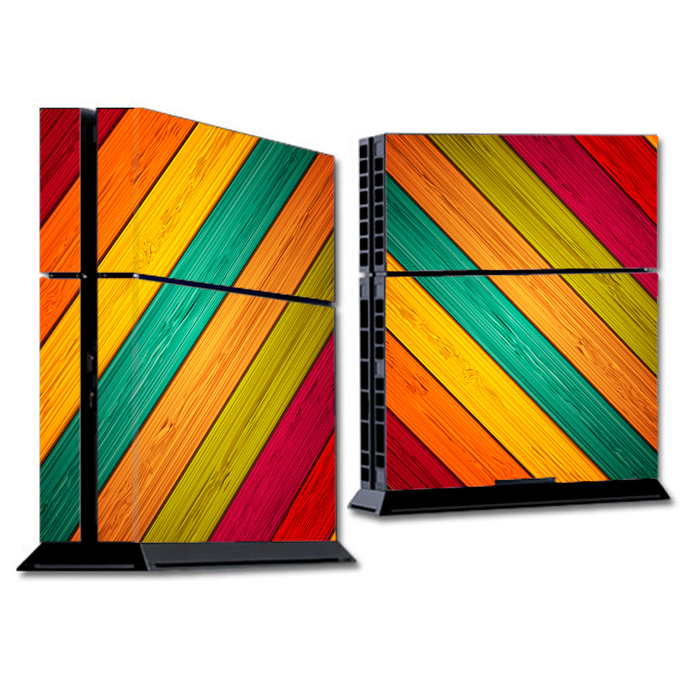  Color Wood Planks Sony Playstation PS4 Skin