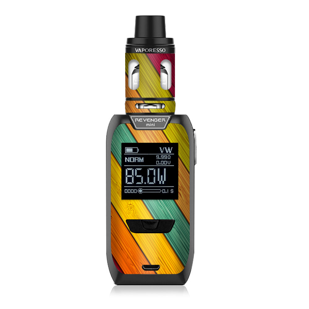  Color Wood Planks Vaporesso Revenger Mini 85w Skin