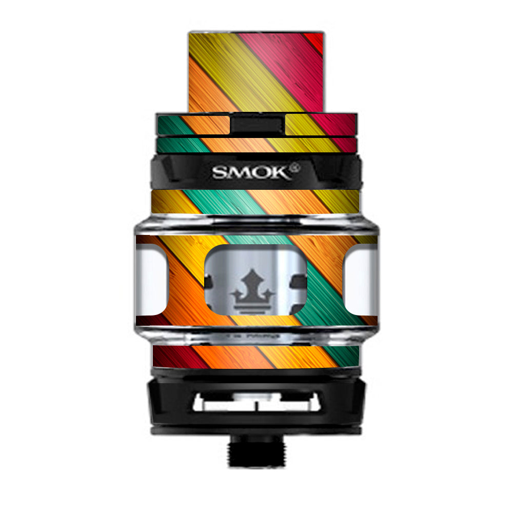  Color Wood Planks Prince TFV12 Tank Smok Skin