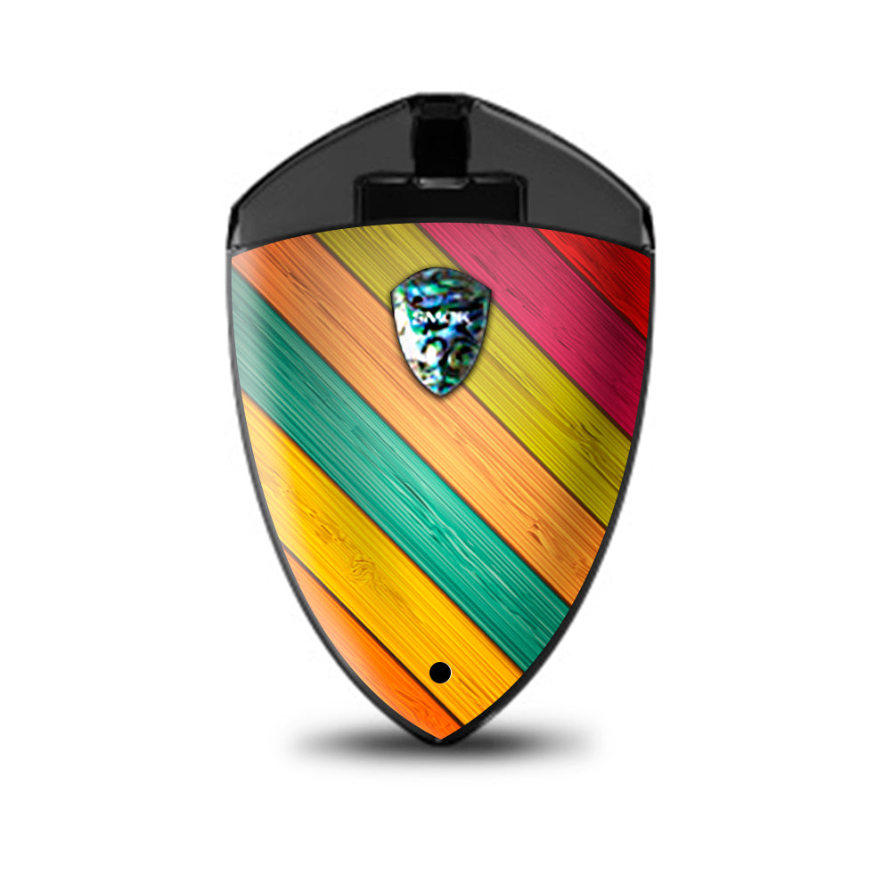  Color Wood Planks Smok Rolo Badge Skin