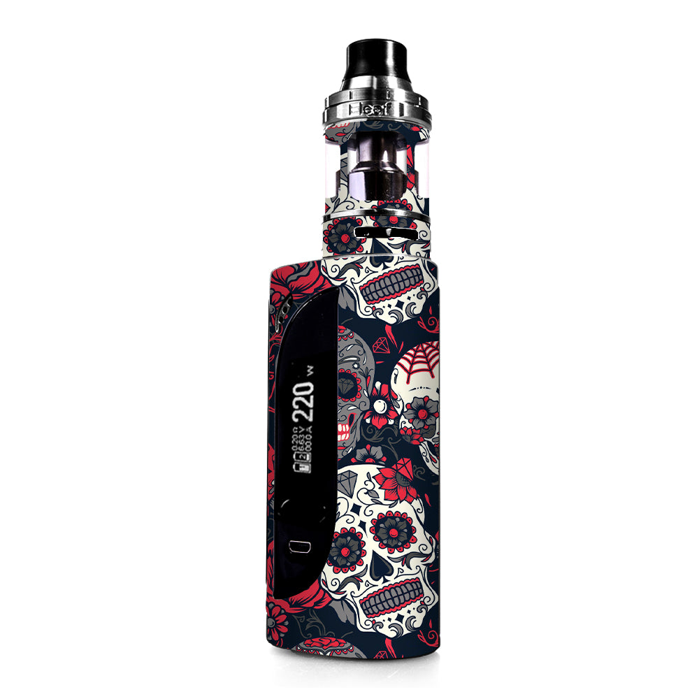  Sugar Skulls Red Black Dia De Los eLeaf IKONN 220 Skin