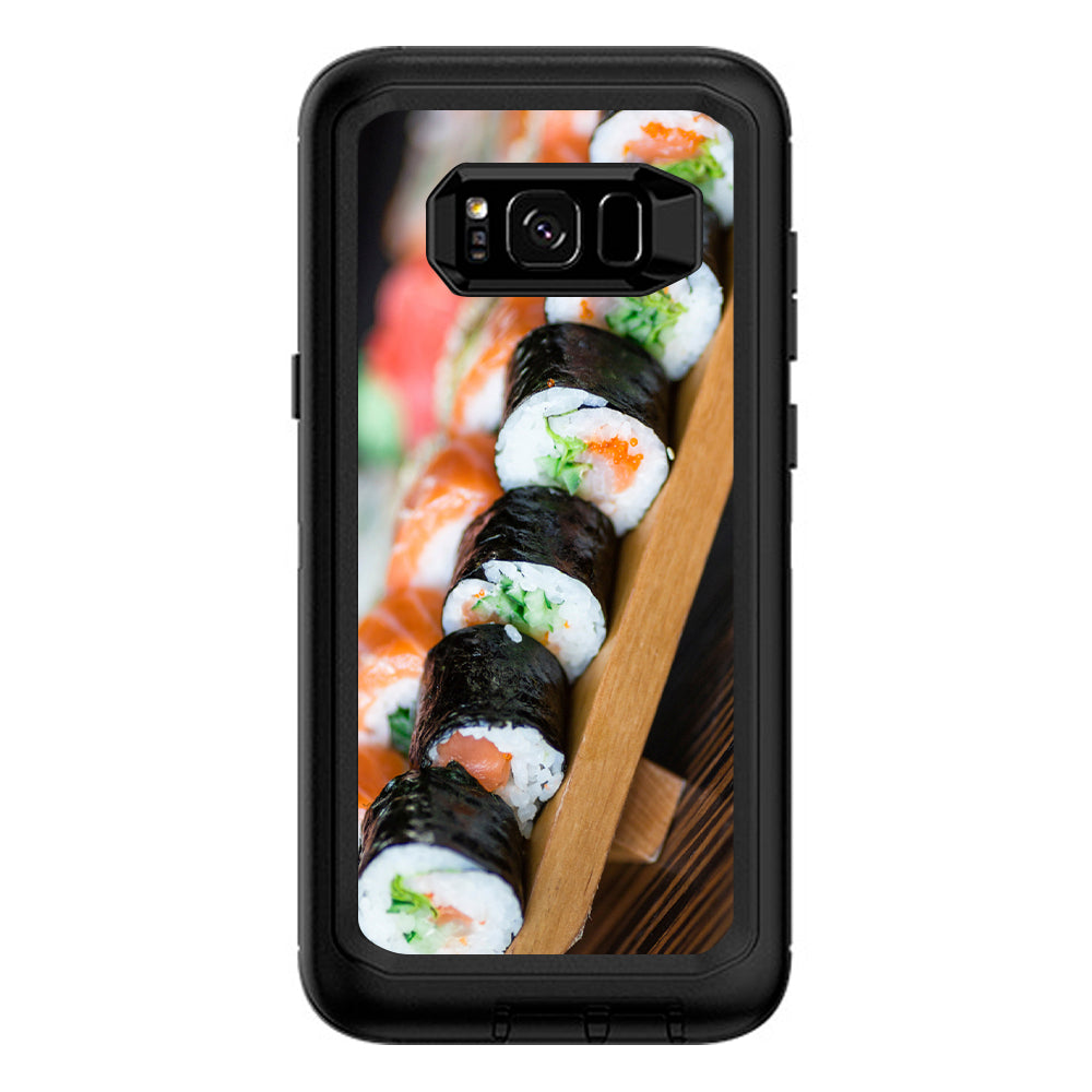  Sushi California Roll Japanese Food  Otterbox Defender Samsung Galaxy S8 Plus Skin