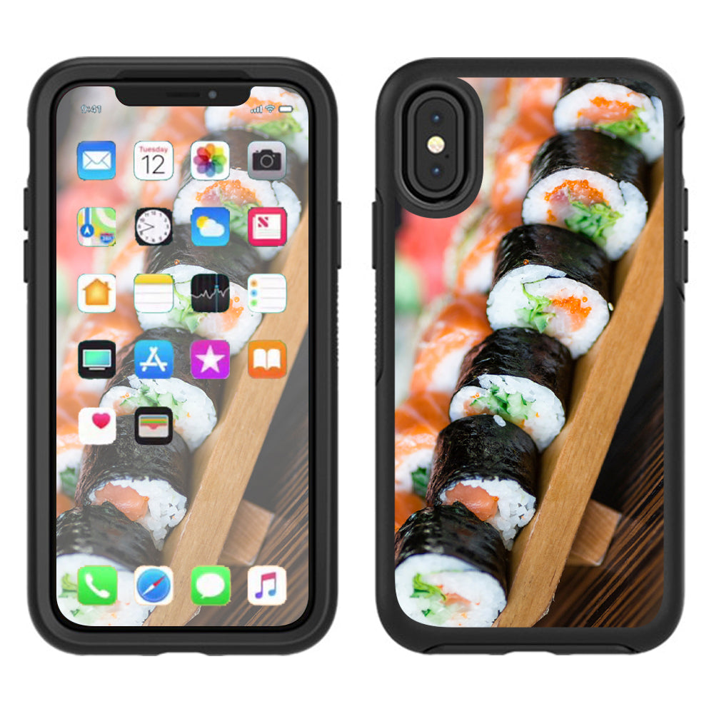  Sushi California Roll Japanese Food  Otterbox Defender Apple iPhone X Skin