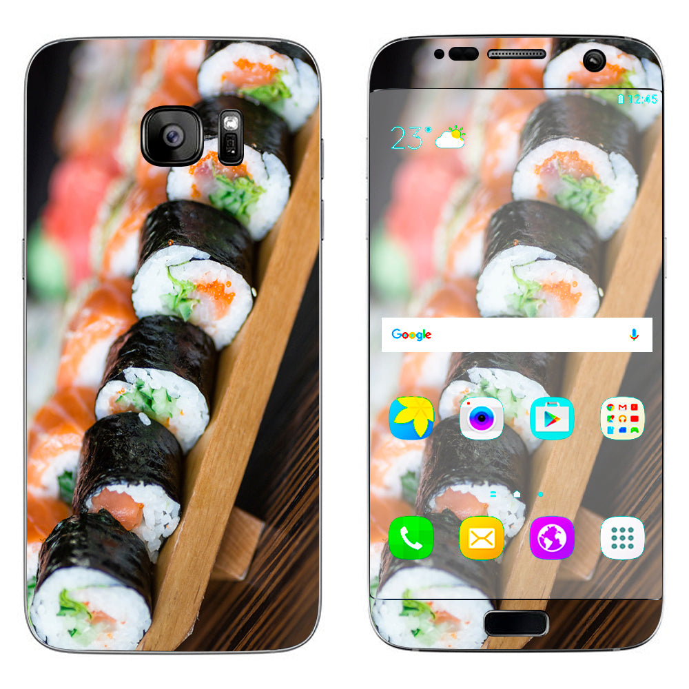  Sushi California Roll Japanese Food  Samsung Galaxy S7 Edge Skin