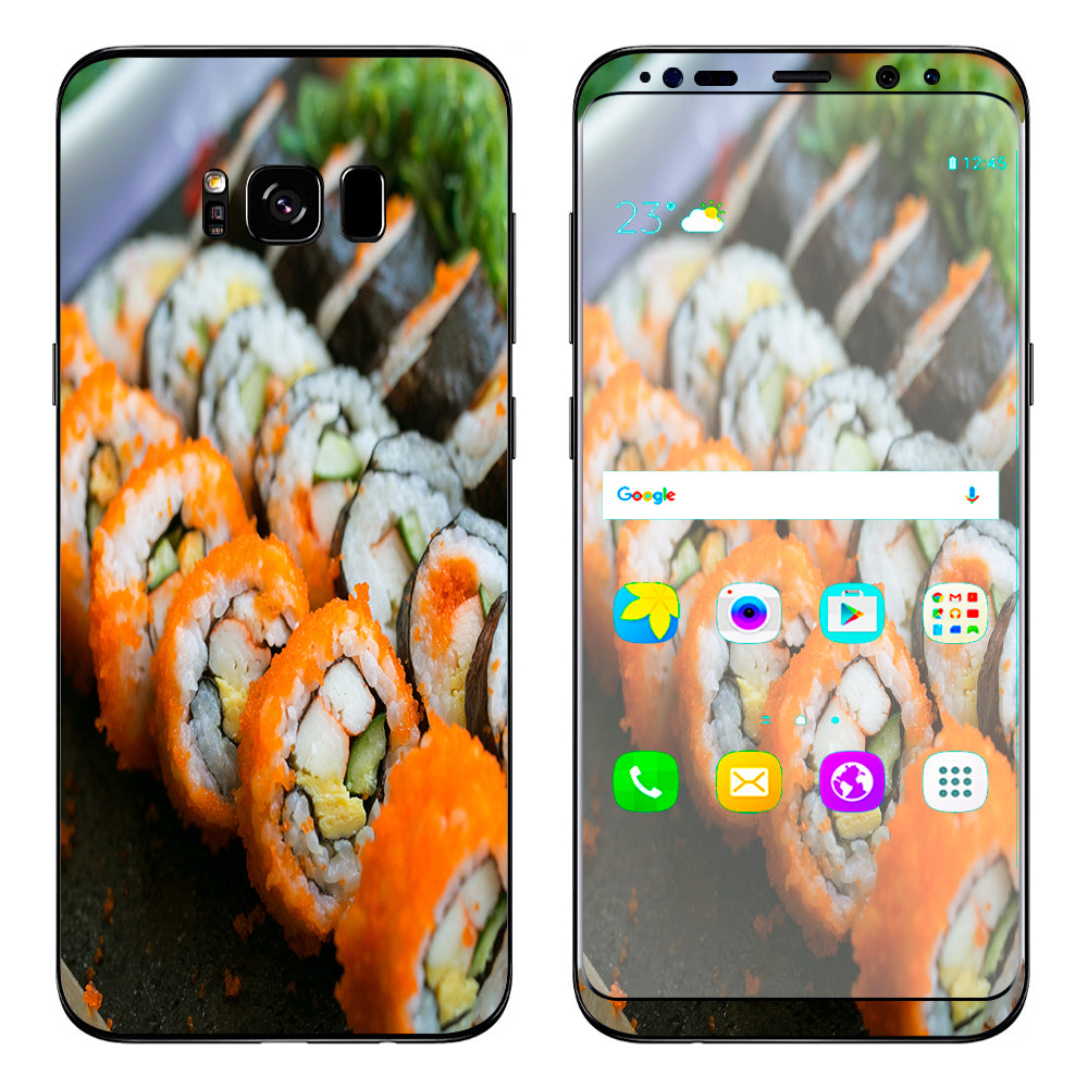  Sushi Rolls Eat Foodie Japanese Samsung Galaxy S8 Plus Skin