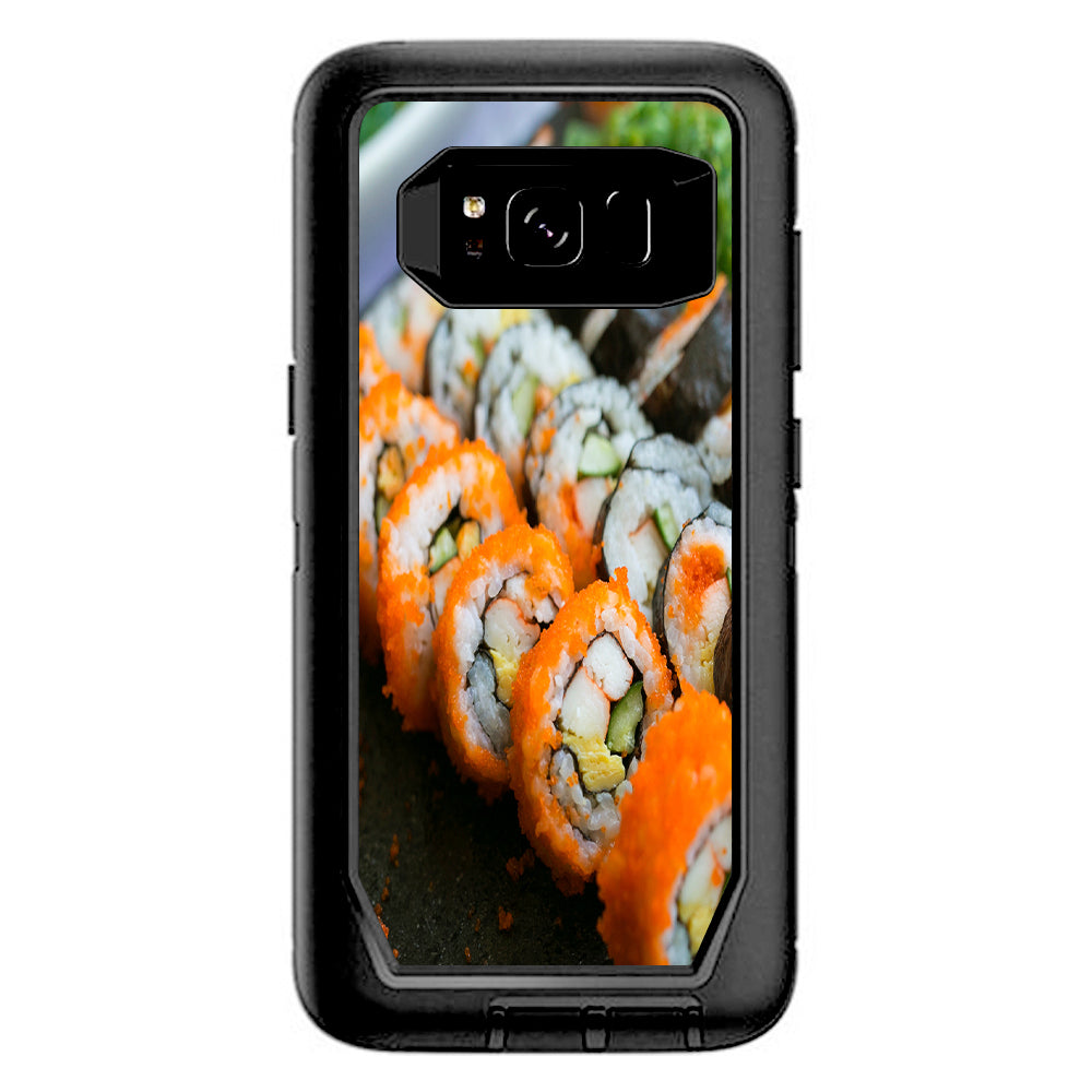  Sushi Rolls Eat Foodie Japanese Otterbox Defender Samsung Galaxy S8 Skin
